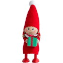 NORDIKA nisse ノルディカ ニッセ クリスマス 木製人形 プレゼントを持った女の子 グリーン