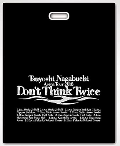 長渕 剛 Arena Tour 2018 Don't Think Twice 公式グッズ ビニールバッグ(3.0)