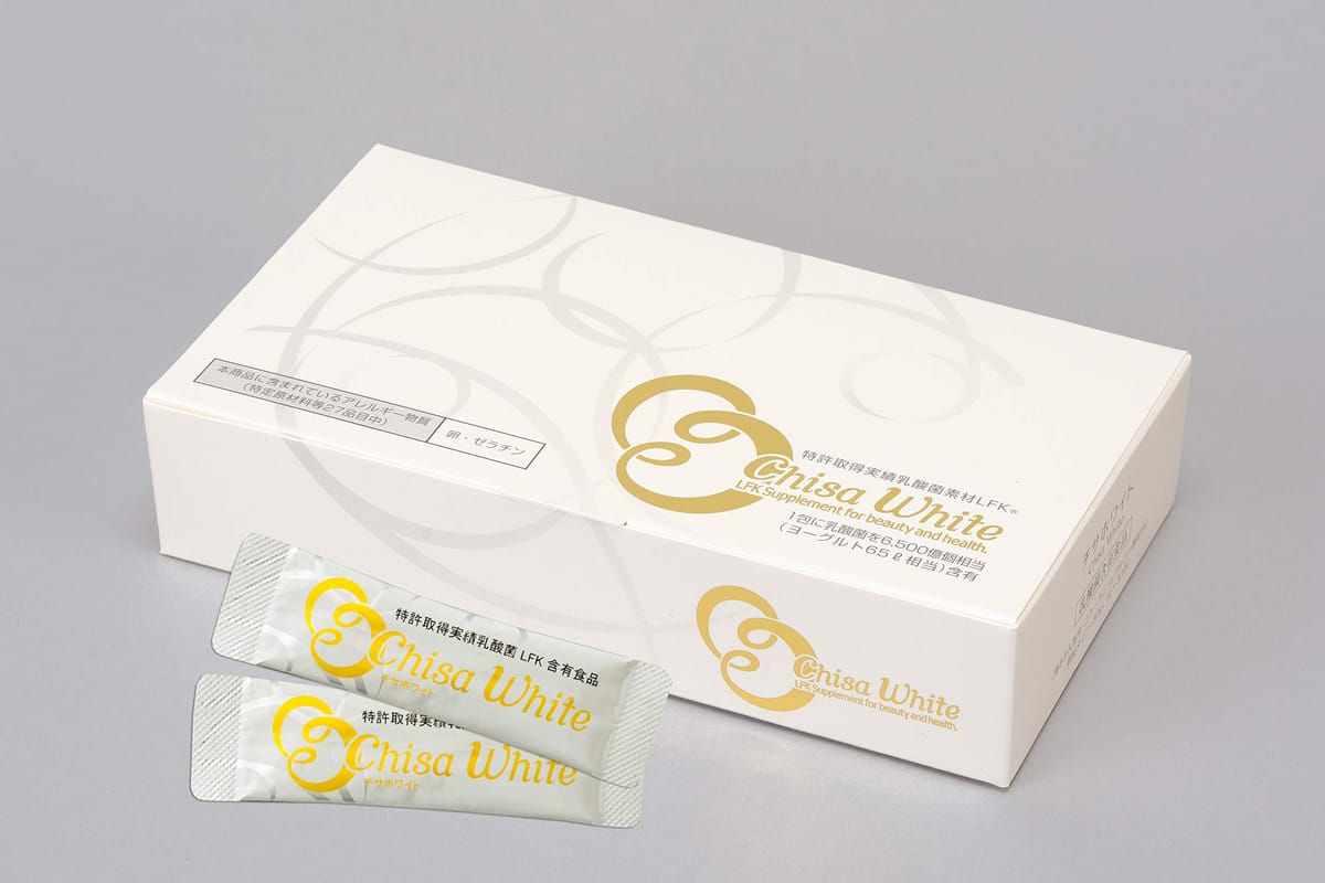 チサホワイト 30包入 LFK 乳酸菌 サプリメント ニチニチ製薬