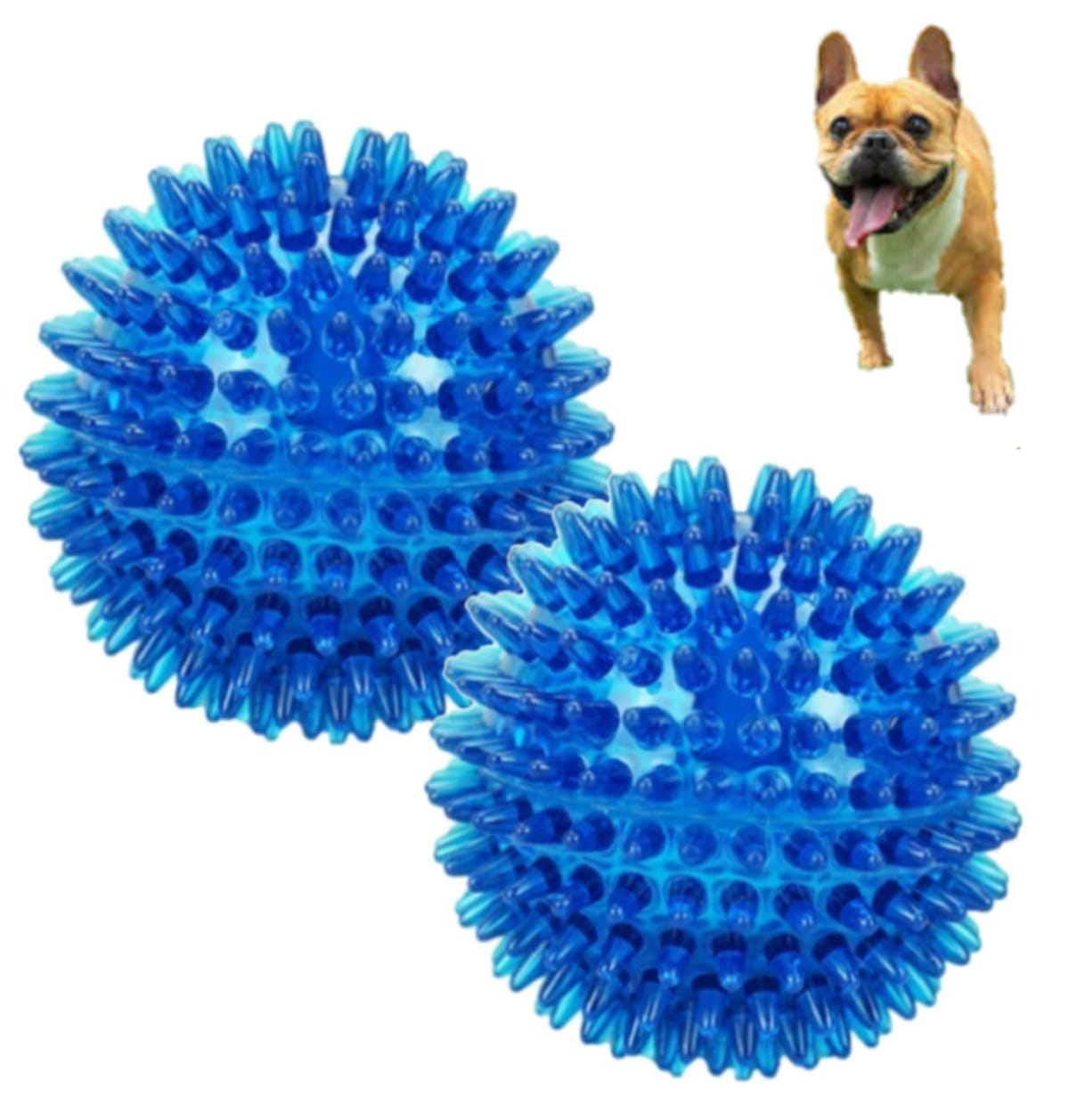 heizi 犬 遊び道具 小型犬 いぬのおもちゃ ボール 6cm 2個セット おもちゃ 犬の遊び道具 天然素材