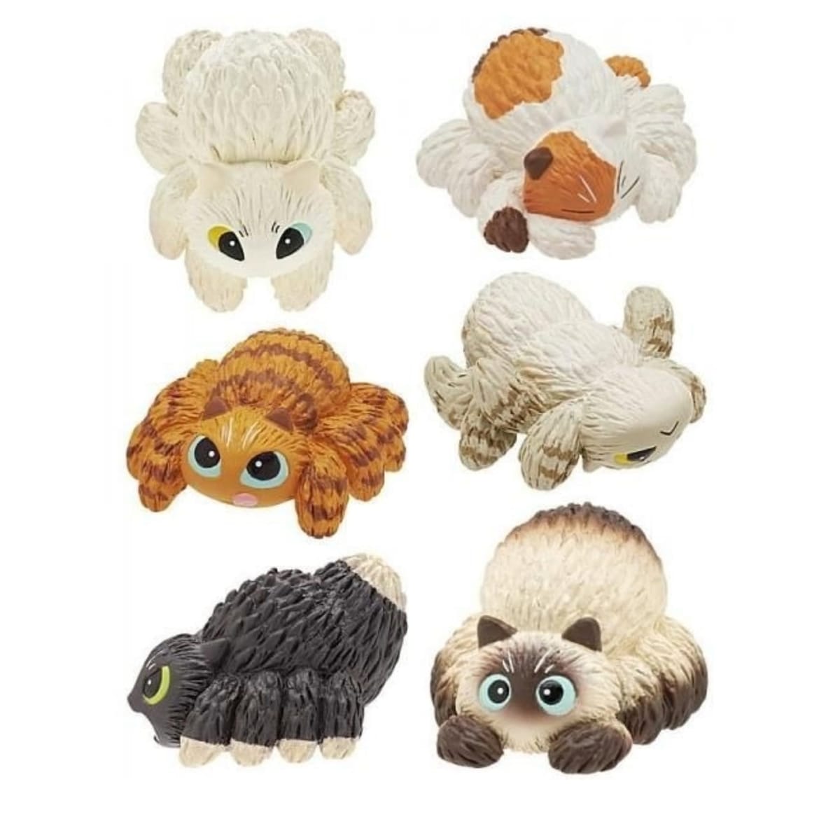 奇譚クラブ クモネコ フィギュアマスコット × 全6種セット フルコンプ ガチャガチャ カプセルトイ