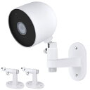wochel 調節可能なセキュリティ壁マウントブラケット Google Nest Cam(バッテリー)用 2個パック セキュリティカメラシステムに最適な視野角 - ホワイト