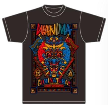 WANIMA （ワニマ） 2019-2020 WANINA COMINATCHA!! TOUR FINAL 黒 Tシャツ 「XL」
