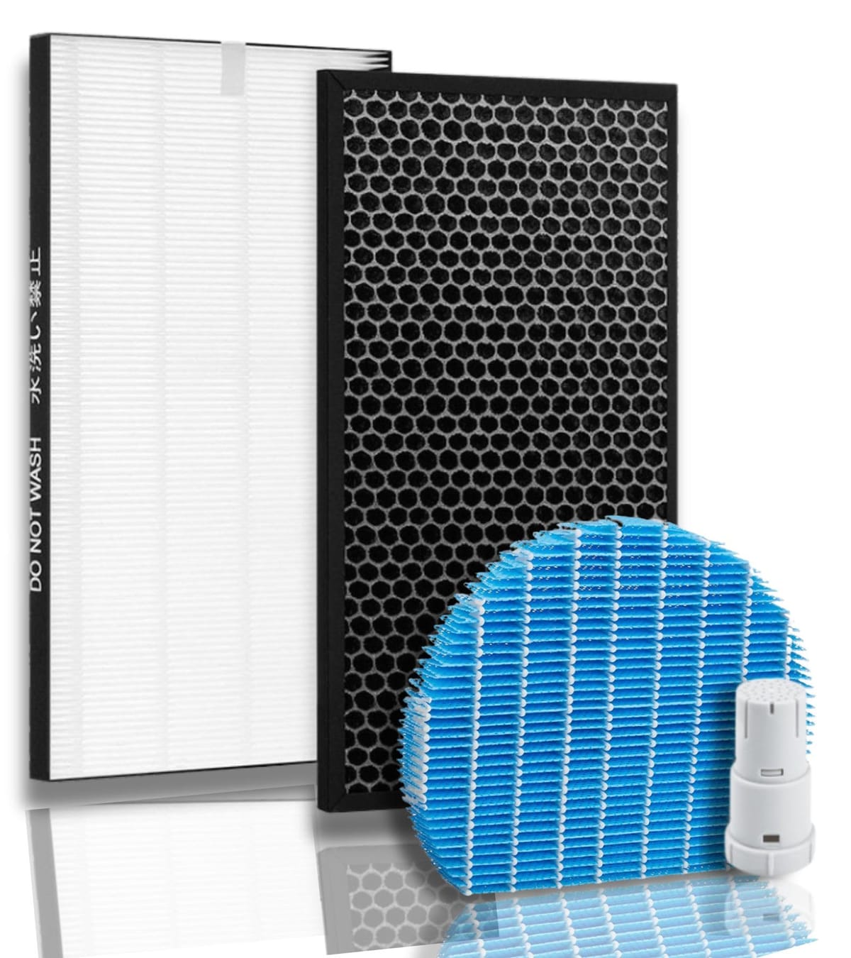 TIGHUG KC50シリーズ対応 FZ-ST50KC 互換 フィルターセット（集じん・脱臭・加湿・イオンカートリッジ・プレフィルター3枚）シャープ空気清浄機用