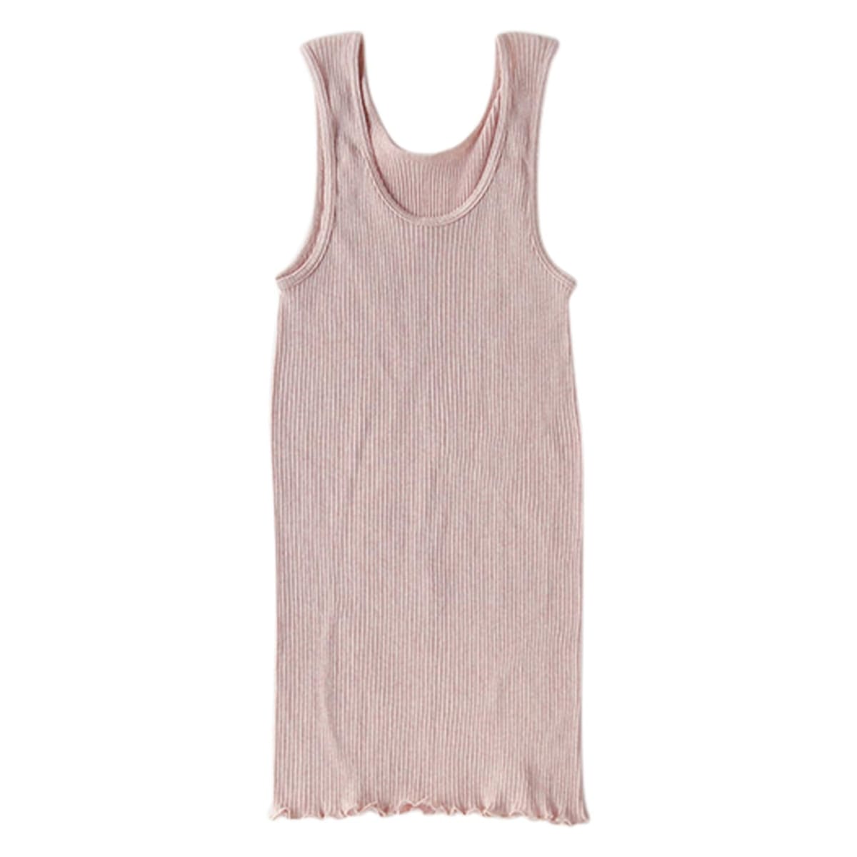[天衣無縫] オーガニックコットン リブタンクトップ ピンク