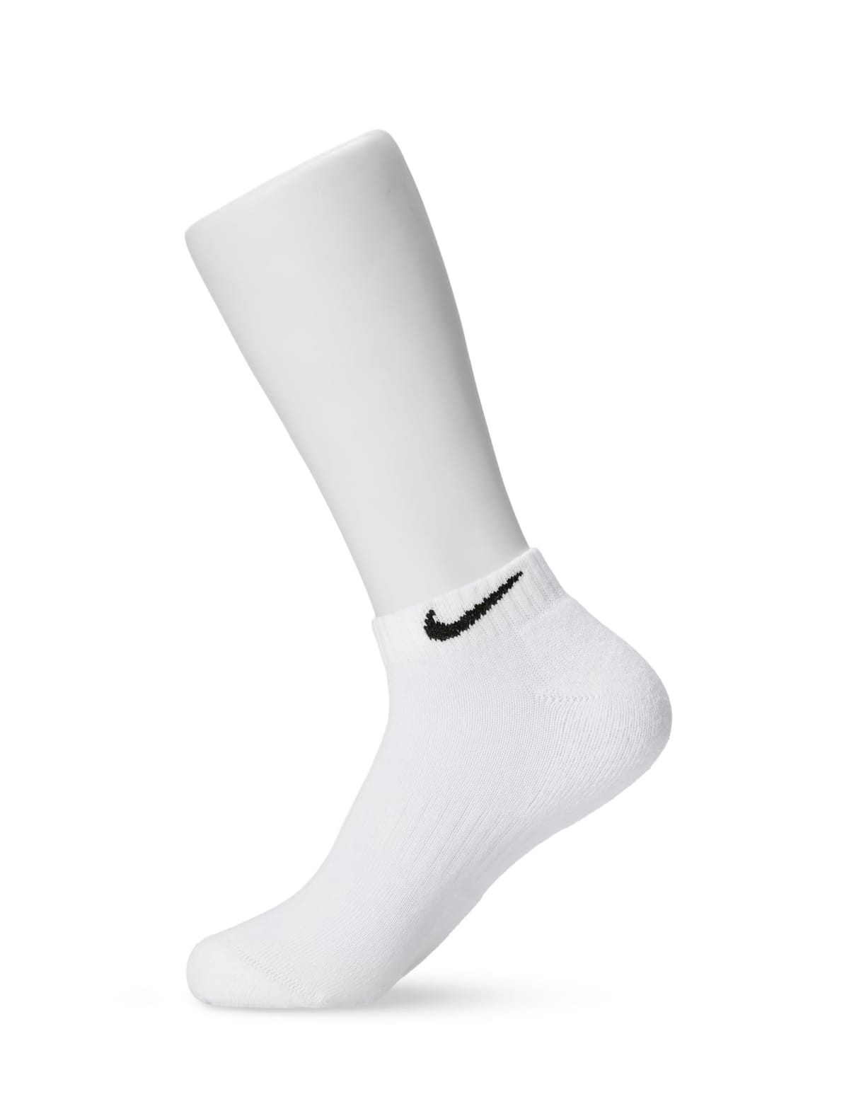 Nike Everyday Cushion Low Training Socks, Unisex Nike Socks, White/Black (6 Pair), XL