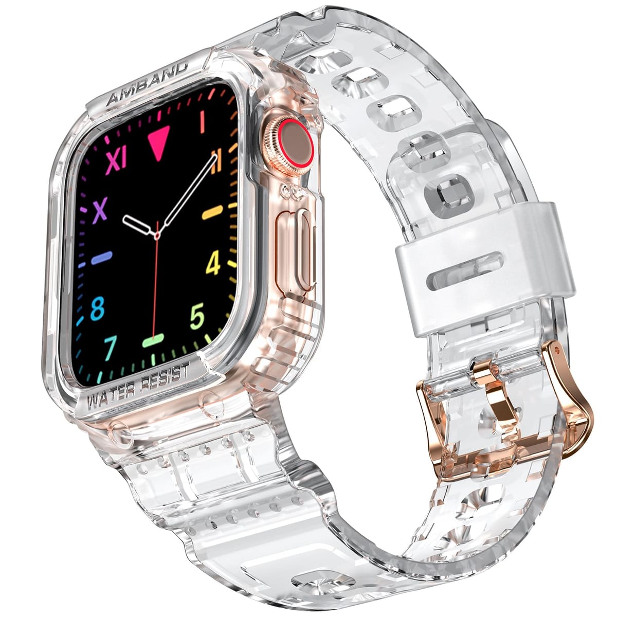 amBand(Х) Apple WatchѥꥢХ 40mm 38mm դ ǥ 塼ȥ ꥹ륯...