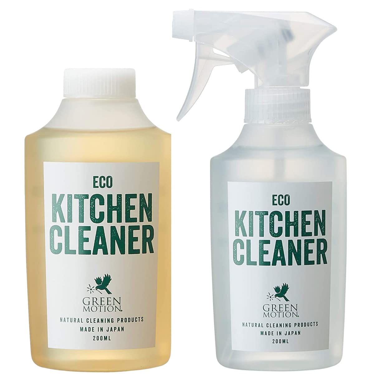 グリーンモーション 洗剤 エコキッチンクリーナー 200ml本体 エコキッチンリフィル 200mlセット