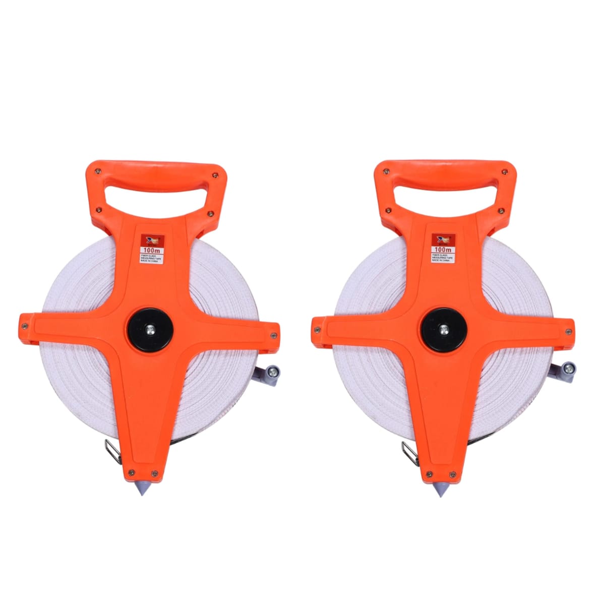 (Manaheart) 巻尺 100mメジャー 巻き尺 距離測定器 採寸 グラウンド 運動場 ライン引き 両面 メモリ メートル 陸上 競技 ライン テープ メートル表示 フィート表示 巻き取り可 測定器 [並行輸入品]