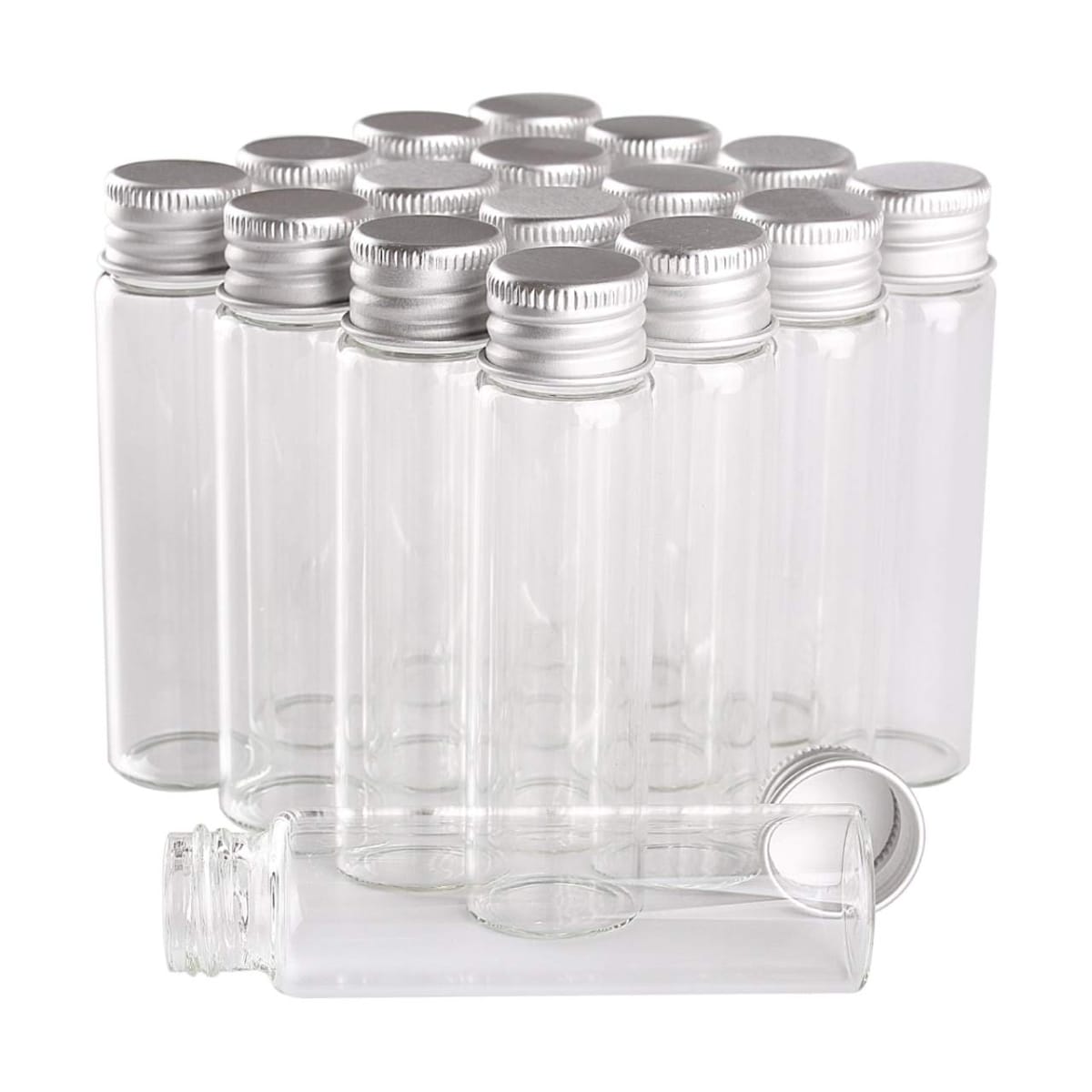SKY 瓶 ミニボトル ガラス瓶 小分けボトル 容器 ガラス ビン 小瓶 小物 調味料ボトル ガラスボトル 20本セット 20ml