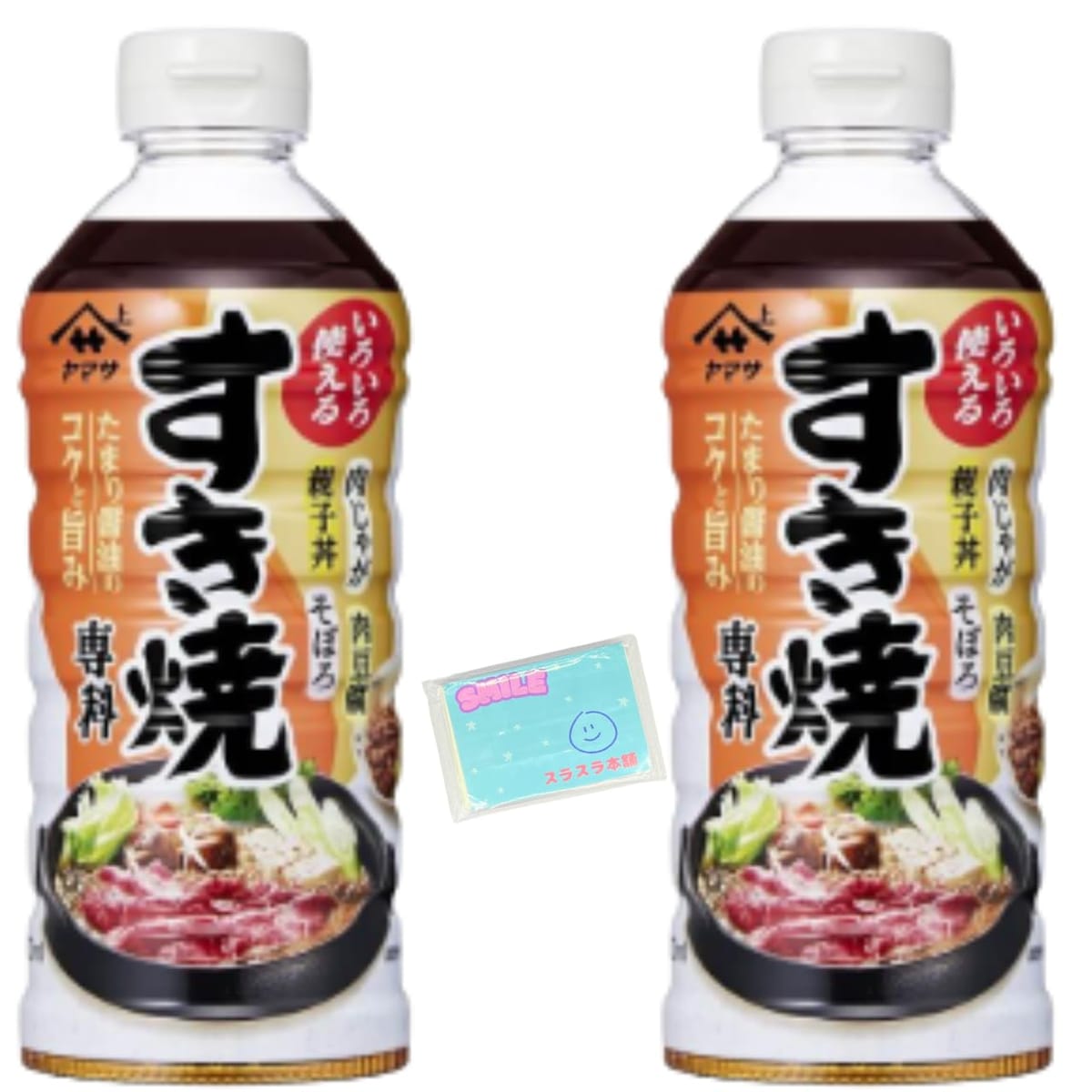 Monolog Style ヤマサ すき焼専科 500ml ×2本セット ★スラスラ本舗オリジナルポケットティッシュ付き★