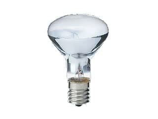 アサヒ クリプトンランプ ミニレフランプ形 ホワイト(ニューフロスト) 直径50mm 50W形 E17口金 KR R50 ..