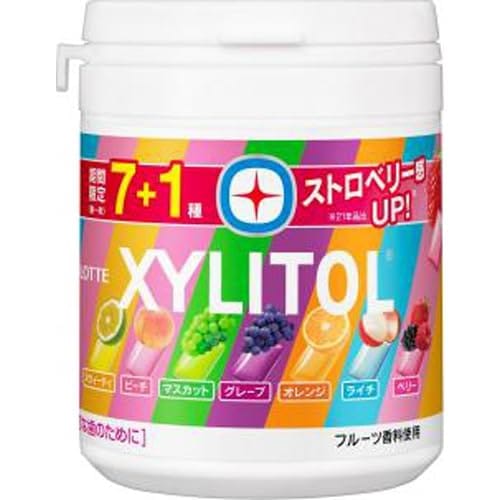 ロッテ キシリトールガム 7種アソートボトル 133g×6個入