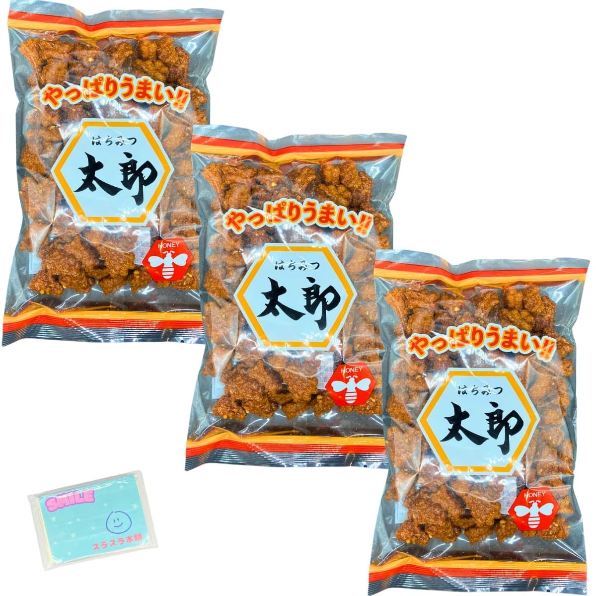 鈴木商会 はちみつ太郎 180g×3袋セット ★スラスラ本舗オリジナルポケットティッシュつき★