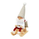 NORDIKA nisse ノルディカ ニッセ クリスマス 木製人形(そりに乗るサンタ)
