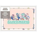 スーパーマリオ ミニレターセット サンスター文具 マリオ ルイージ 人気 キャラクター パステル 手紙 便箋 封筒 S8908150 S8908168_味方/オレンジ1678