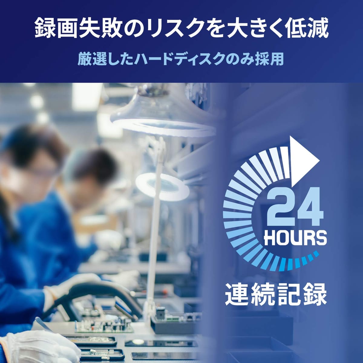 �������������ǡ��� ���դ�HDD �ϡ��ɥǥ����� 2TB �ƥ��Ͽ�� 4KϿ�� 24����Ϣ³Ͽ�� �Ų� �Ÿ���¢ �ǥ�����&�ӥ���侩HDD��� �ϥ�����ɥ�ǥ� ������ �������ݡ��� AVHD-WR2