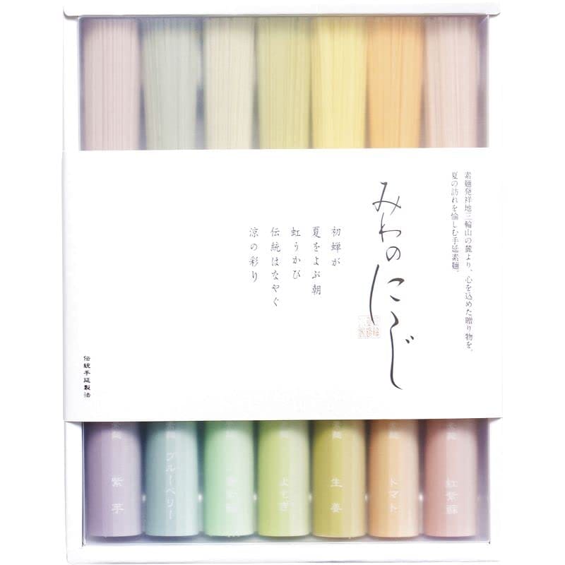 三輪そうめん小西 みわのにじ RMW-12【通販パーク ギフト プレゼント】 50グラム (x 7)