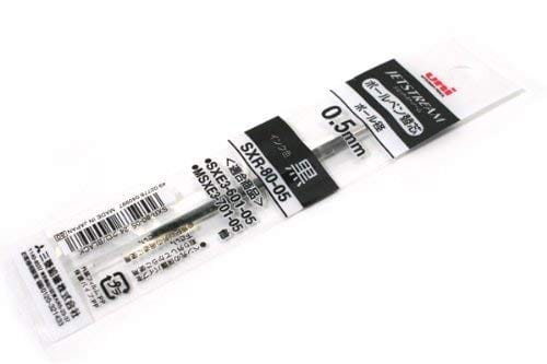 三菱鉛筆 油性ボールペン替芯 SXR-80-05 0.5mm 黒 / 10本