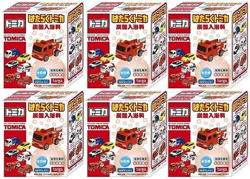 【6個セット】はたらくトミカ 炭酸入浴料 小さなトミカおまけ付き ももの香り 【6個セット】はたらくトミカ 炭酸入浴料 小さなトミカおまけ付き ももの香り