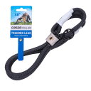 スリップリード シーザーミラン Cesar Millan【正規品】 長さ120cm 太さ1-1.2cm 【世界的 ドッグトレーナー 監修】犬 引っ張り防止 散歩 トレーニング 中型犬 大型犬 (ブラック, レギュラー【小・中型犬用】目安30kg未満)(4)