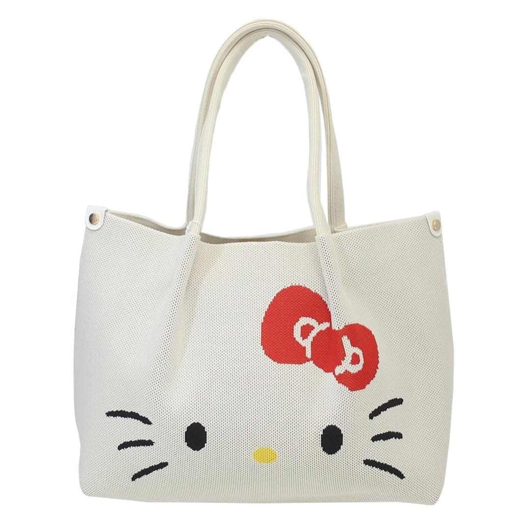 [ルートート] 8382 ミニトート 軽量 自立 肩掛け 無地 手洗い可能 おしゃれ かわいい 手持ち 腕掛け トートバッグ IP.デリ.ルフル.ハローキティ-A