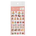 お菓子などうぶつ工房 透明シールシート 1枚入【洋菓子】かわいい QS157