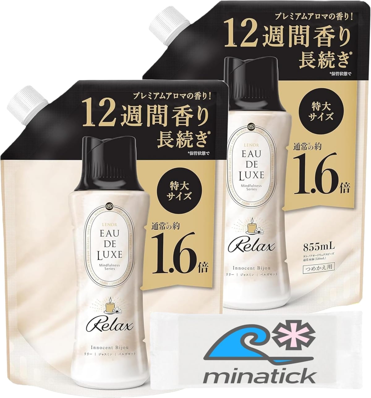 �ڤޤȤ��㤤 �����̡ۥ�Υ� �����ɥ�奯�� ����դ����ѥӡ��� �ޥ���ɥե�ͥ����꡼�� ���å��� �ͤ��ؤ� 855mL ��2�� minatick ���ݽ������դ� minatick �����꿡��