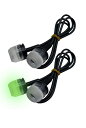 オンラインストアAZ バイク ウインカー LED 極小 高輝度 ミニ ナノ 小型 M6 自転車 ウィンカー バイクウインカー 4個セット 12v 汎用 (グリー...