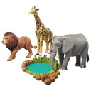 タカラトミー(TAKARA TOMY) 『 アニア AA-01 サバンナの人気動物セット 』 動物 恐竜 リアル 動く フィギュア おもちゃ 3歳以上 玩具安全...