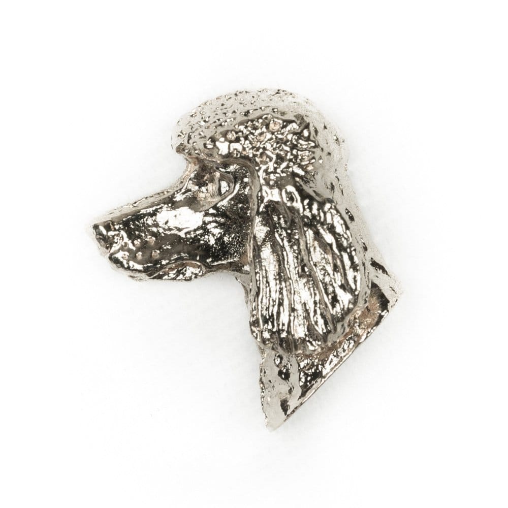 プードル（ライオンカット） イギリス製 アート ドッグ ピンバッジ コレクション