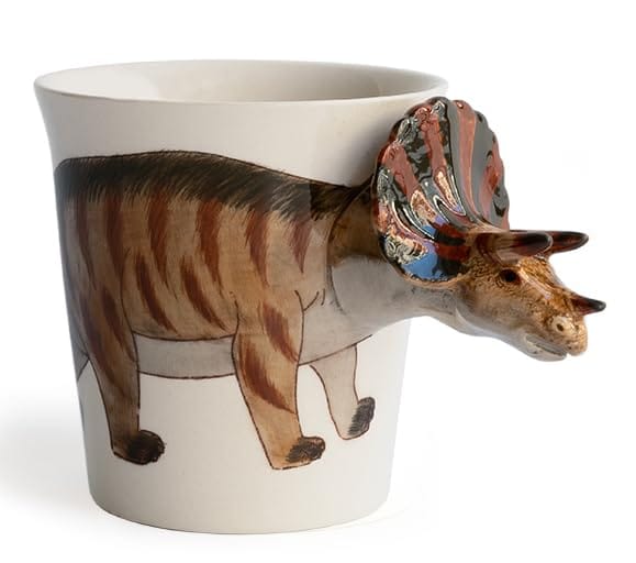 Meelarp Ceramic ダイナソーマグ Dinosaur Mug (TRICERATOPS トリケラトプス)