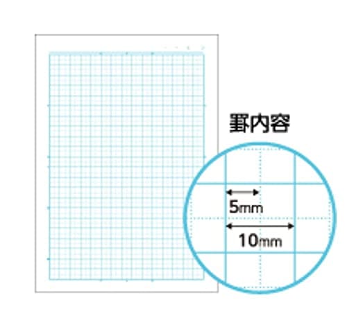 コクヨ キャンパスノート用途別 アニマル柄表紙 5mm方眼罫(10mm実線入り) シロクマ ノ-30AS10-5-1 【まとめ買い10冊セット】