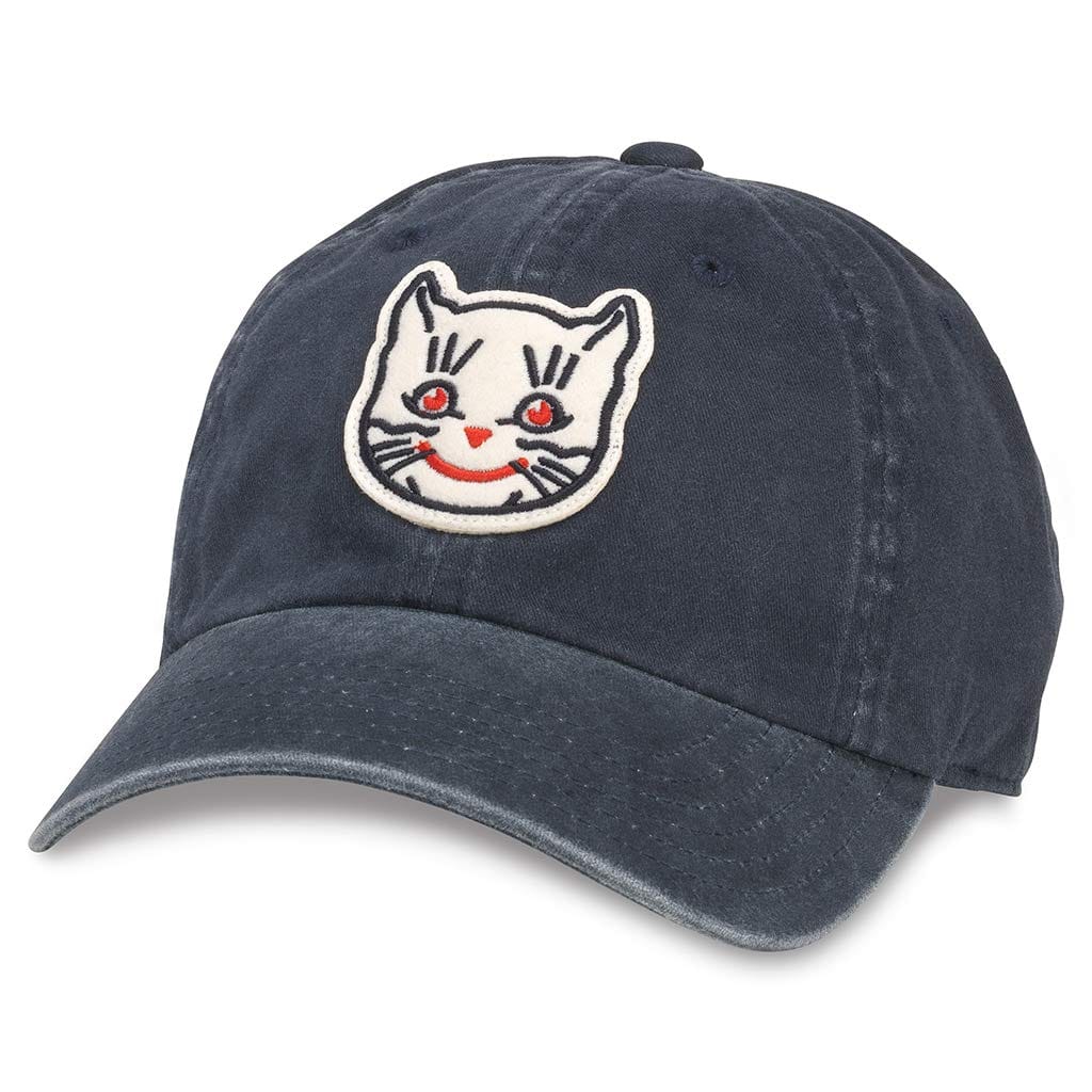 AMERICAN NEEDLE アーカイブ バン ジョンソン リーグ カンザスシティ カッツ 野球 ダッドハット (44740A-KCK-NAVY), ネイビー, One Size