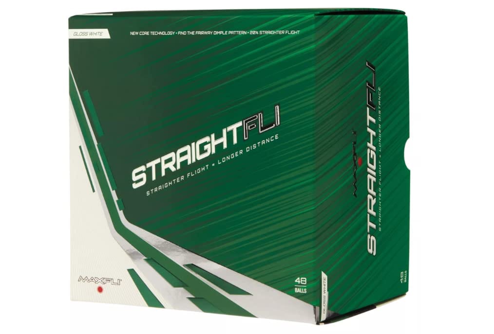 Maxfli (ޥåե饤) եܡ Straightfli ȥ졼ȥե饤 Gloss White Golf Balls 20...