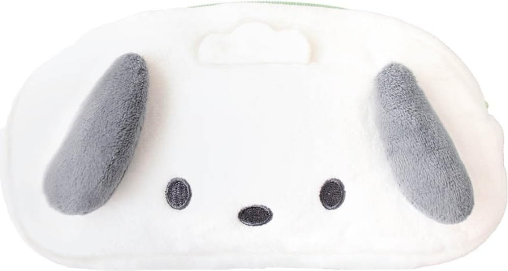 [T'S Factory] ステーショナリー ぬいぐるみフェイスペンポーチ サンリオキャラクターズ ポチャッコ ホワイト マルチカラー