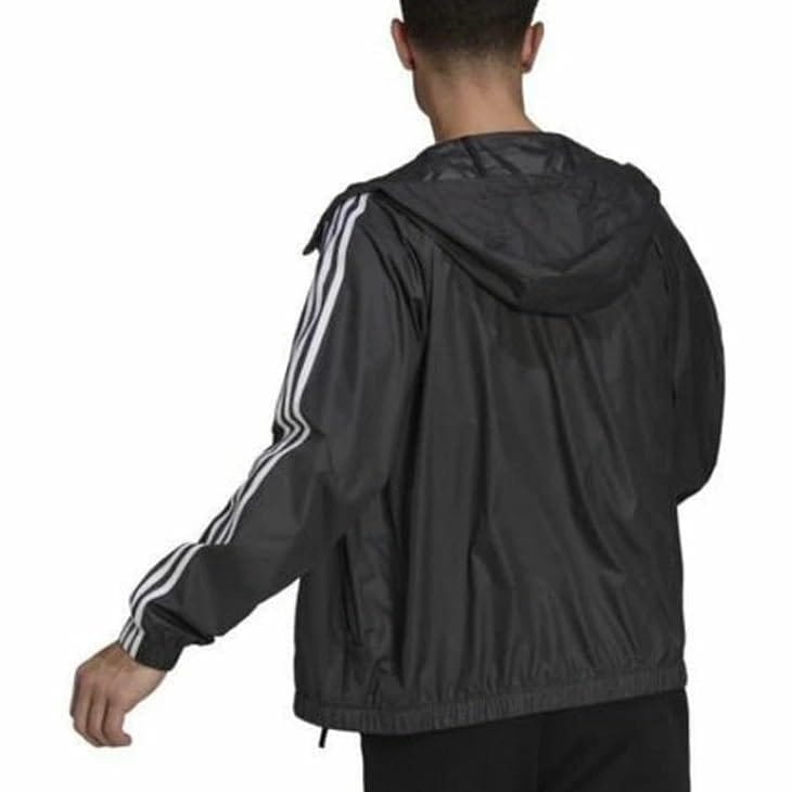 [アディダス] BSC 3ストライプ ウィンドジャケット Mサイズ ブラック/ブラック(H65776) 22543
