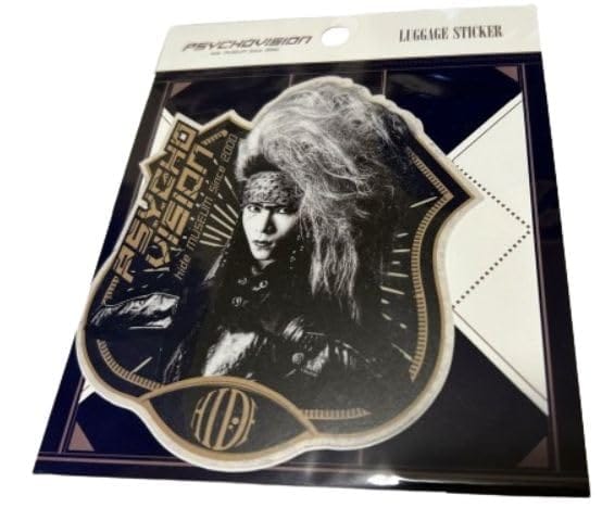 hide X JAPAN Memorial PSYCHOVISION hide MUSEUM Since 2000 ラゲッジステッカー ラゲッジ ステッカー 「A.エナメルジャケット」