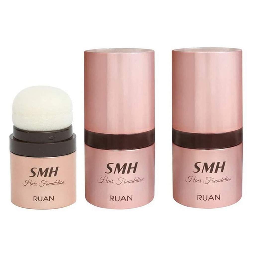 （2個セット）スーパーミリオンヘアー SMH ヘアファンデーション 12g ダークブラウン