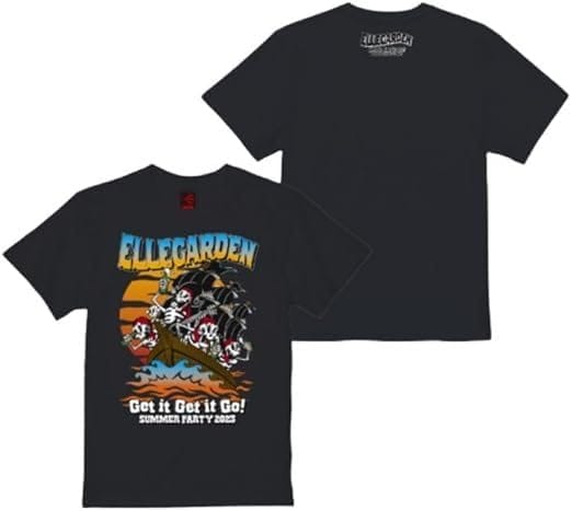 ELLEGARDEN (エルレガーデン) エルレ Get it Get it Go! SUMMER PARTY 2023 Tシャツ BLACK L