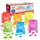 hand2mind レインボー 小文字 磁気文字 プラスチック磁気文字 教室用 アルファベット文字 幼稚園の文字認識 子供用単語組み立てレターマグネット (6個...