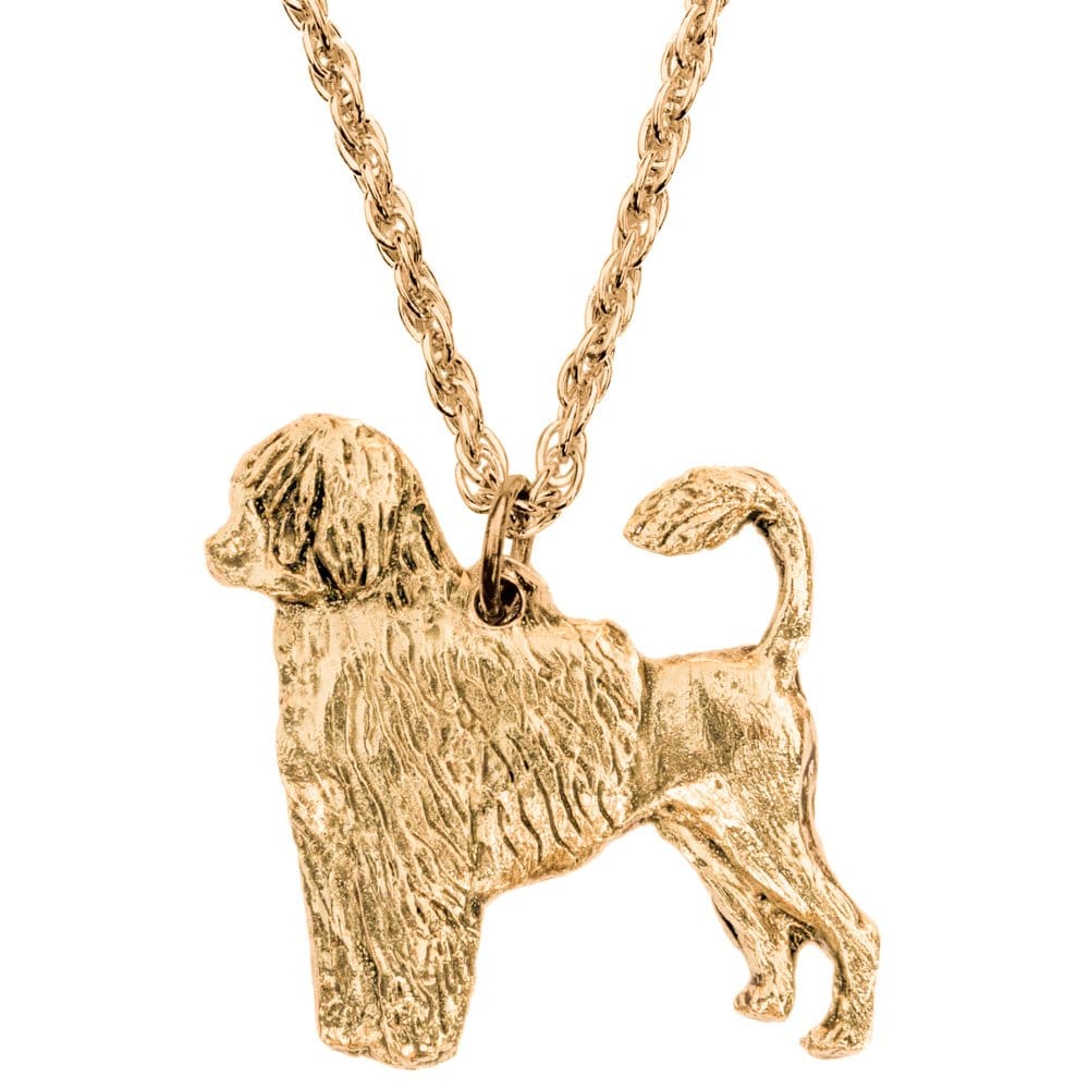 ポーチュギースウォータードッグ イギリス製 アート ドッグ ペンダント ネックレス コレクション
