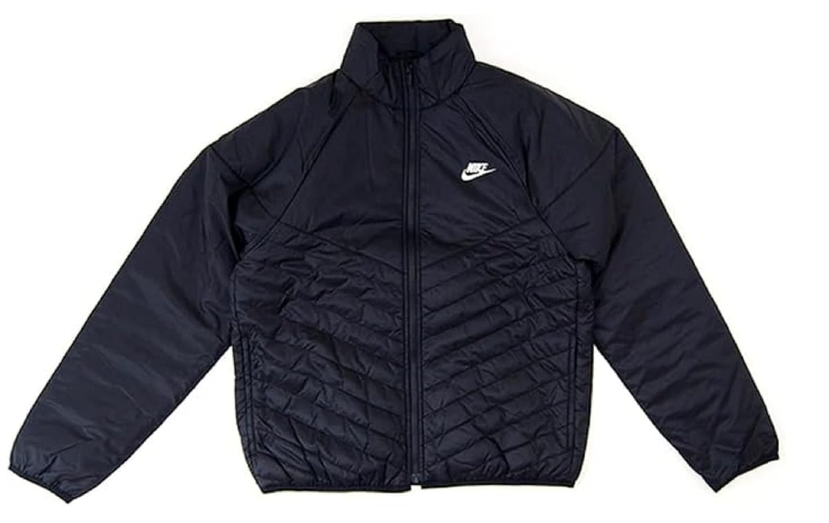 [ナイキ] Therma-FIT WINDRUNNER ウィンドランナー ミッドウェイト パファー 中綿入りランニングジャケット XLサイズ(176-185) cm 国内正規品 FB8196 ブラック (JP, アルファベット, XL, ブラック/ブラッ