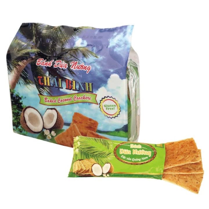 タイビン ココナッツクラッカー 150g×3袋 グルテンフリー ベトナム Thai Binh
