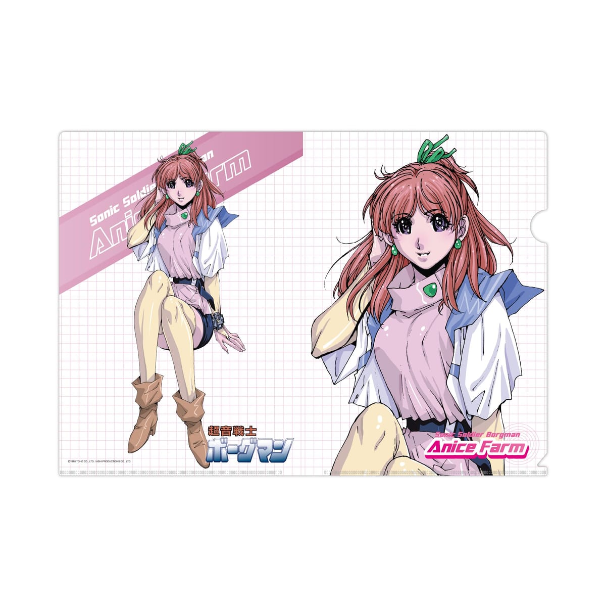 超音戦士ボーグマン アニス・ファーム クリアファイル A4