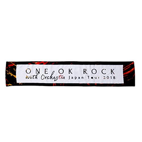 ONE OK ROCK ワンオクロック ワンオク グッズ WITH Orchestra Japan Tour 2018 タオル マフラータオル RED