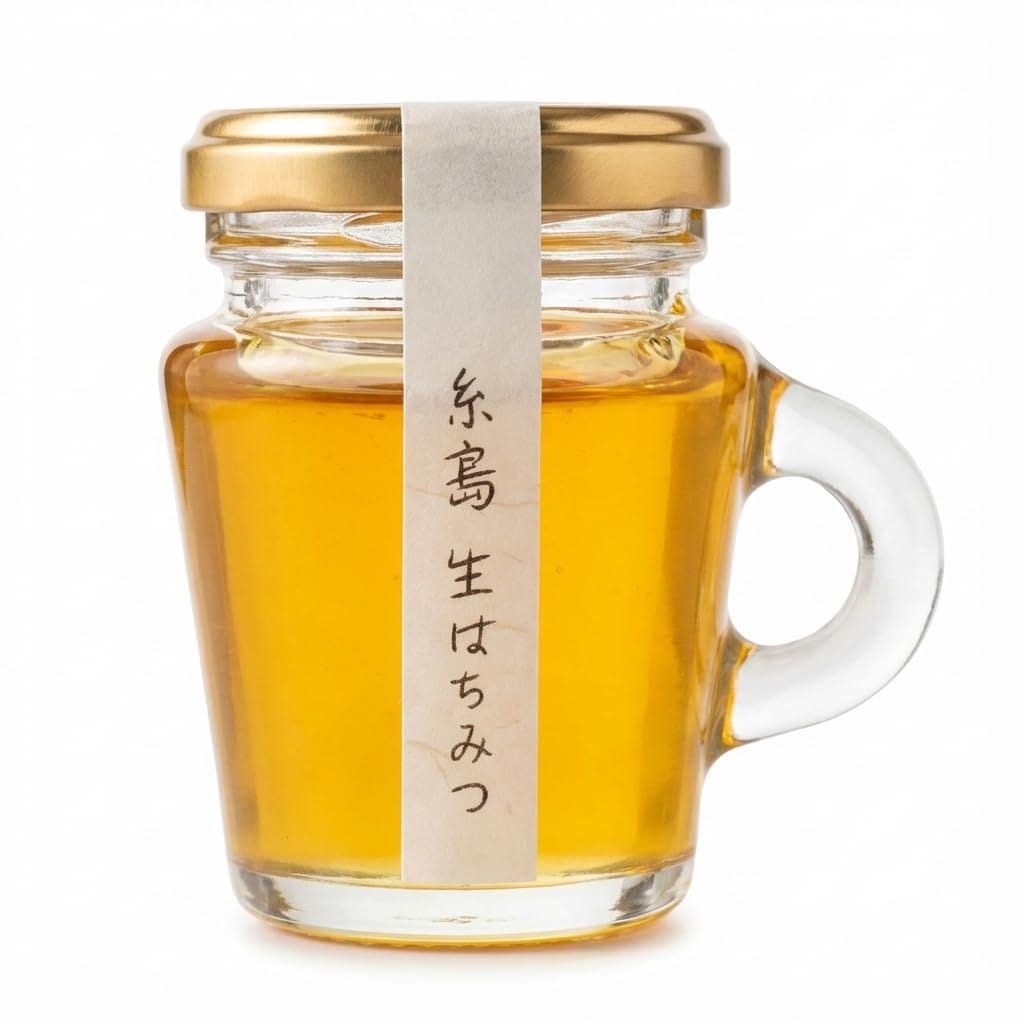【糸島げんき工房】糸島生はちみつ (110g) | 百花蜜 100%純粋 非加熱 無添加 国産 福岡県糸島市産 ギフ..