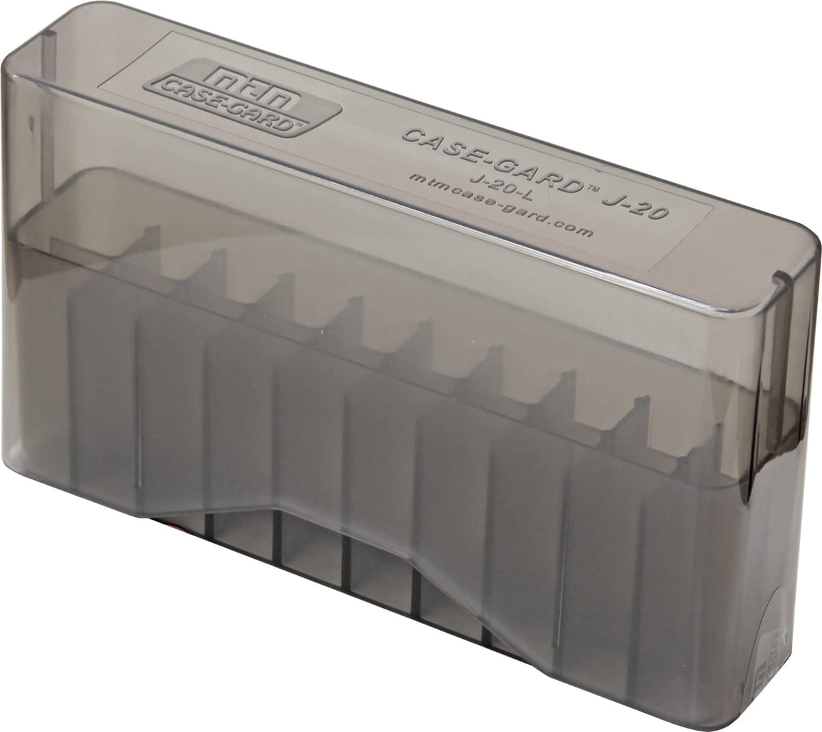 MTM ライフル弾薬ケース 20発収納 クリアスモーク Lサイズ [並行輸入品]