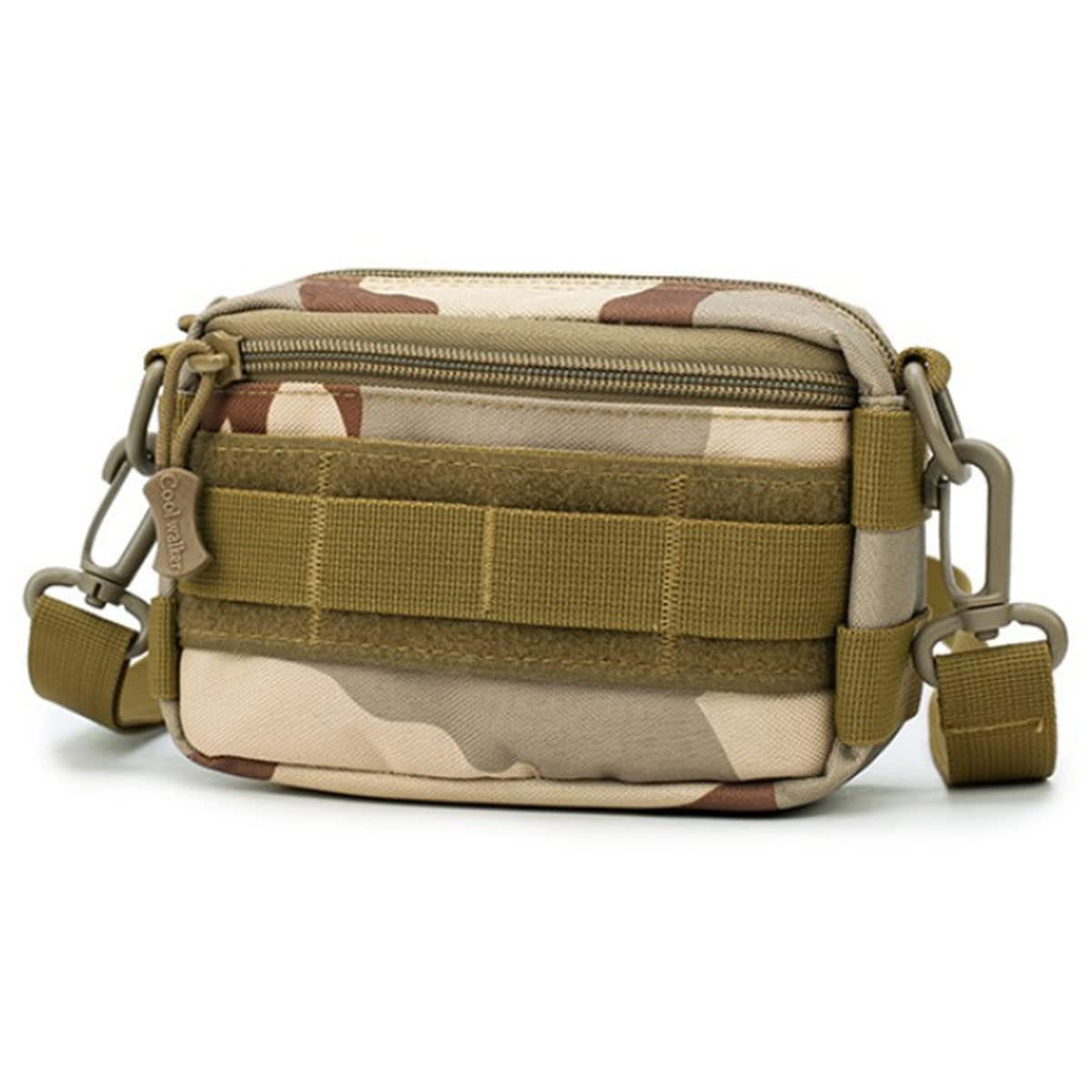 nanaperi ショルダー ベルトポーチ ダンプポーチ molle ミリタリー ポーチ 迷彩 サバゲー 小型 黒 ウエスト