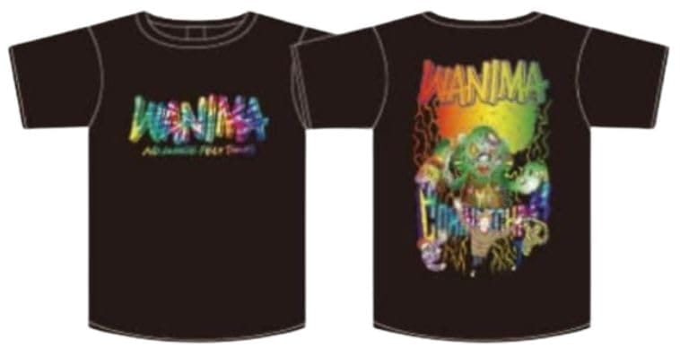 WANIMA（ワニマ）2020 9/22 COMINATCHA!! TOUR FINAL グッズ Tシャツ 黒 「M」